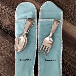 Tiffany & Co. Sterling Silver Baby Fork and Spoon